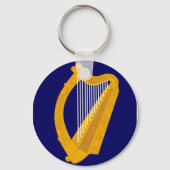 Ierland Ierse Harp embleem Sleutelhanger (Voorkant)