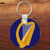 Ierland Ierse Harp embleem Sleutelhanger (Voorkant)