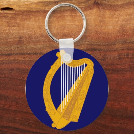Ierland Ierse Harp embleem Sleutelhanger (Voorkant)