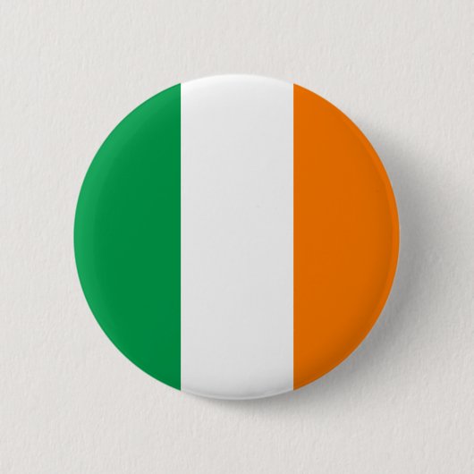 Ierland - Ierse nationale vlag Ronde Button 5,7 Cm (Voorkant)