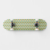 Ierland Ierse vlag kleuren harten patroon Persoonlijk Skateboard (Horizontaal)