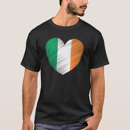  Ierland Ierse vlag Pride Support Irish T-shirt (Voorkant)
