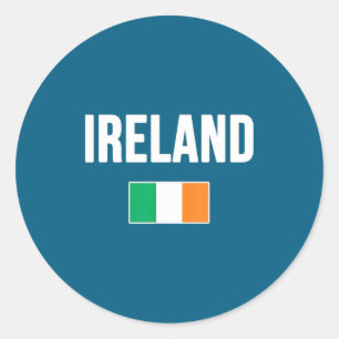Ierland Ierse Vlag Souvenir Ronde Sticker