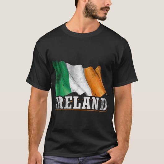 Ierland Ierse vlag T-shirt (Voorkant)