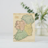 Ierland in 1810 briefkaart (Staand voorkant)