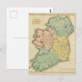 Ierland in 1810 briefkaart (Voorkant / Achterkant)