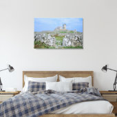 Ierland, Inishmore, Aran-eiland, Dun Aengus Fort Canvas Afdruk (Insitu (Slaapkamer))