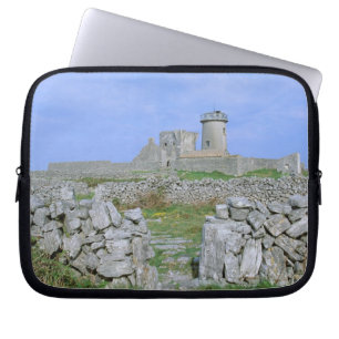 Ierland, Inishmore, Aran-eiland, Dun Aengus Fort Laptop Sleeve
