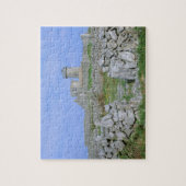 Ierland, Inishmore, Aran-eiland, Dun Aengus Fort Legpuzzel (Verticaal)