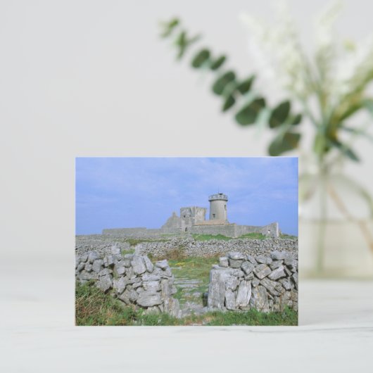 Ierland, Inishmore, Aran Island, Dun Aengus Fort Briefkaart (Staand voorkant)