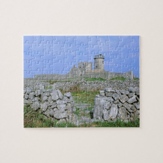 Ierland, Inishmore, Aran Island, Dun Aengus Fort Legpuzzel (Horizontaal)