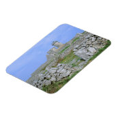 Ierland, Inishmore, Aran Island, Dun Aengus Fort Magneet (Linkerzijde)