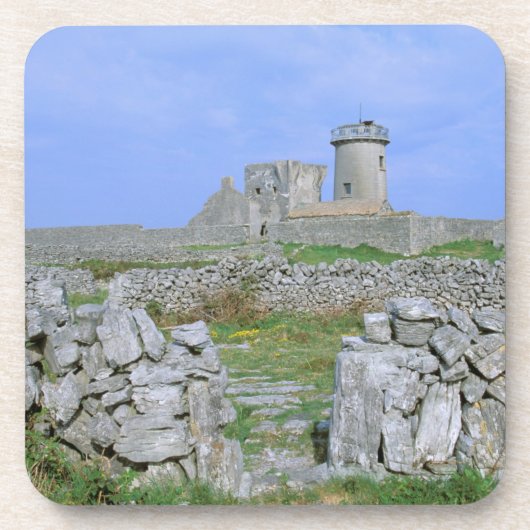 Ierland, Inishmore, Aran Island, Dun Aengus Fort Onderzetter (Voorkant)