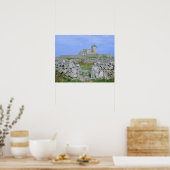 Ierland, Inishmore, Aran Island, Dun Aengus Fort Poster (Keuken)