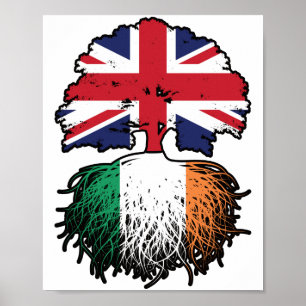 Ierland Ireland British UK United Kingdom Poster