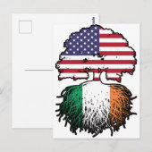 Ierland Irish American USA Briefkaart (Voorkant / Achterkant)