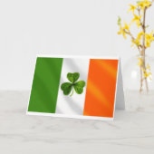 Ierland Irish Clover Eire flag Gear Kaart (Gele Bloem)