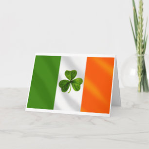 Ierland Irish Clover Eire flag Gear Kaart
