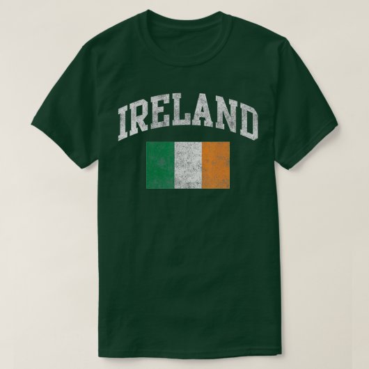 Ierland Irish Flag Green St. T-shirt (Design voorkant)