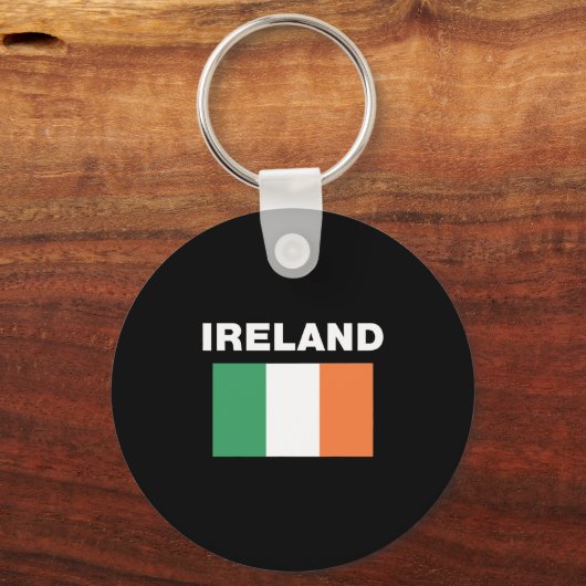 Ierland Irish Flag Heritage Sleutelhanger (Voorkant)