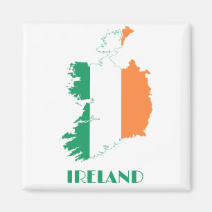IERLAND - IRISH/MAP/FLAG/COLOREN/EMBLEM MAGNEET