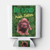 Ierland Irish Setter Clovers Shamrocks Blikjeskoeler (Achterkant)