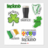 Ierland Irish Sticker Pack (Vel)