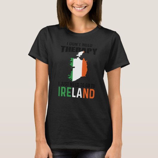 Ierland Irishman Irish Map Irish Flag St Patricks T-shirt (Voorkant)
