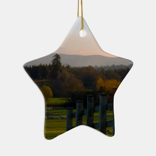 Ierland is prachtig keramisch ornament (Rechts)