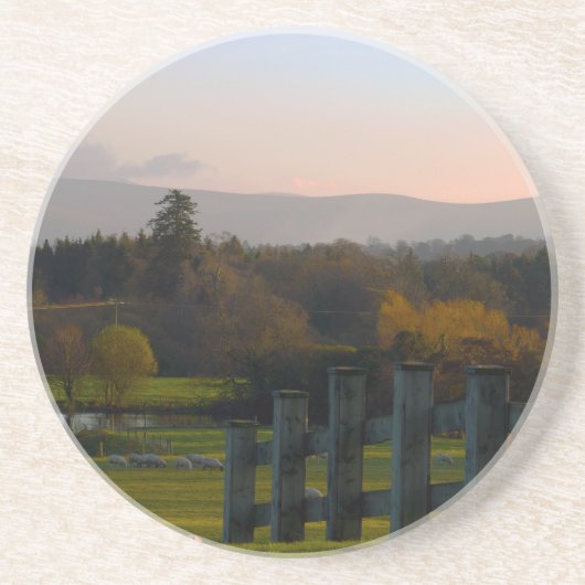 Ierland is prachtig zandsteen onderzetter (Voorkant)