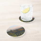 Ierland is prachtig zandsteen onderzetter (Zijkant)