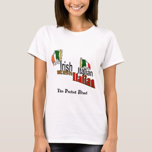 IERLAND ITALIAN ST. PATRICK'S DAG T-SHIRT (Voorkant)