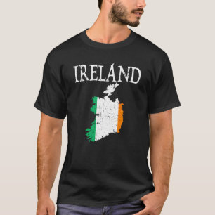 Ierland kaart Ierland T-shirt