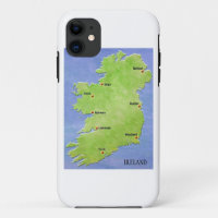 Ierland kaart iPhone hoes