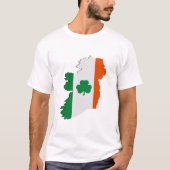 Ierland kaart t-shirt (Voorkant)