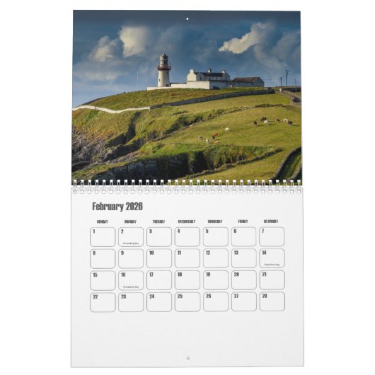 Ierland Kalender (Feb 2026)