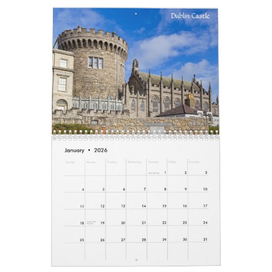 Ierland kalender 2024 (Jan 2026)