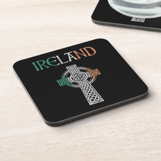 Ierland Keltisch Kruis Onderzetter (Linkerzijde)