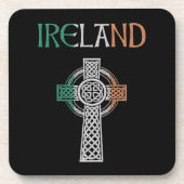 Ierland Keltisch Kruis Onderzetter (Voorkant)