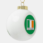 Ierland Keramische Bal Ornament (Links)
