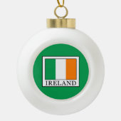 Ierland Keramische Bal Ornament (Voorkant)