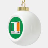Ierland Keramische Bal Ornament (Rechts)