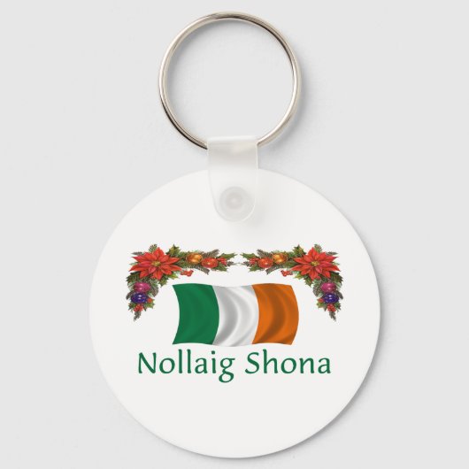 Ierland Kerstmis Sleutelhanger (Voorkant)