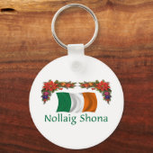 Ierland Kerstmis Sleutelhanger (Voorkant)