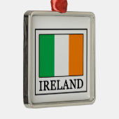 Ierland kerstversiering metalen ornament (Rechts)