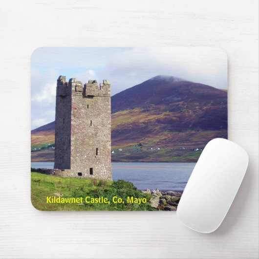 Ierland: Kildawnet Castle Mousepad Muismat (Met muis)