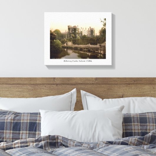  Ierland, Kilkenny medieval castle Canvas Afdruk (Insitu (Slaapkamer))