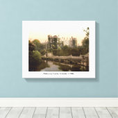  Ierland, Kilkenny medieval castle Canvas Afdruk (Insitu (Houten vloer))