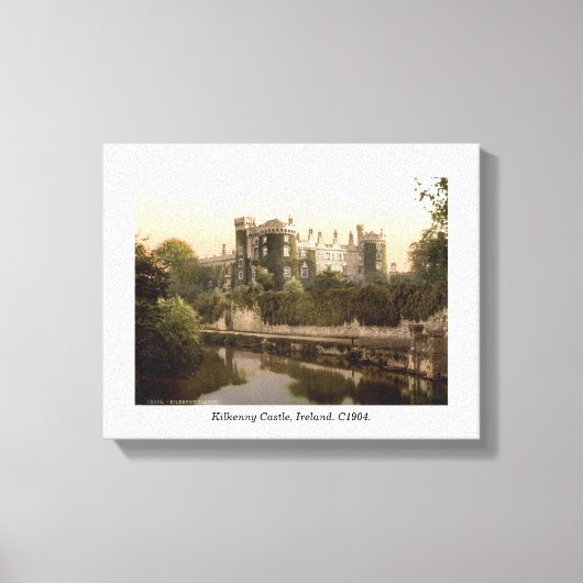  Ierland, Kilkenny medieval castle Canvas Afdruk (Voorkant)
