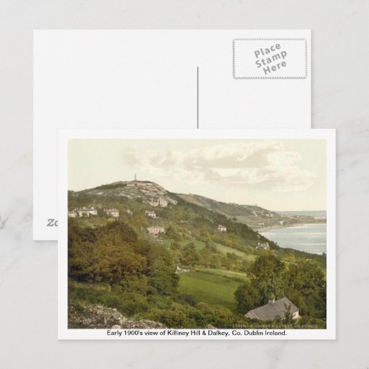  Ierland, Killiney Hill, Dalkey Briefkaart (Voorkant / Achterkant)